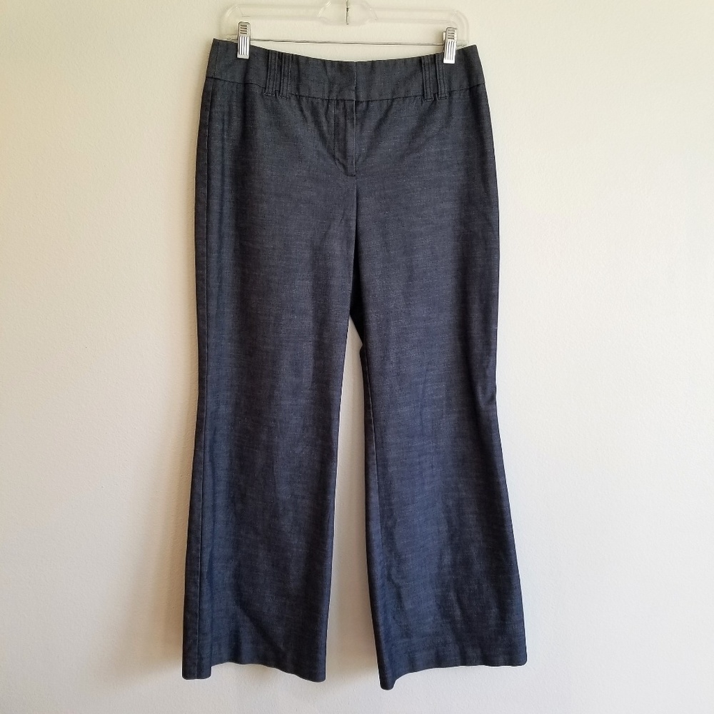 Loft Ann Fit Gray Pants Womens Size 6 work career